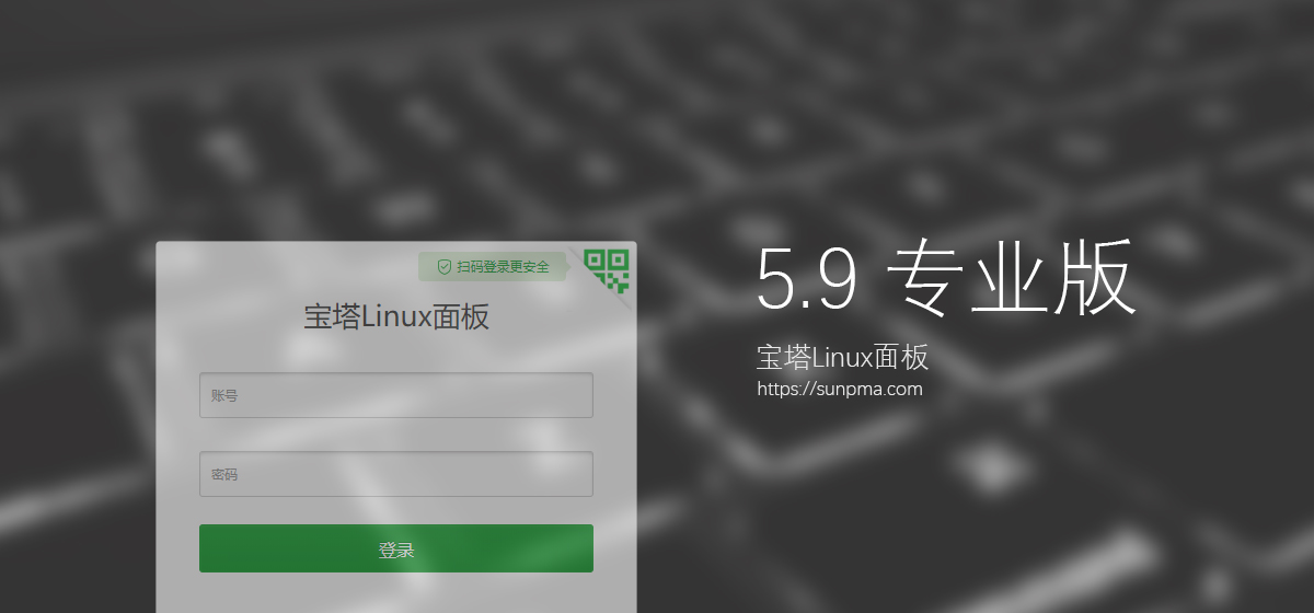 Linux VPS安装5.9宝塔面板并免费升级到专业版