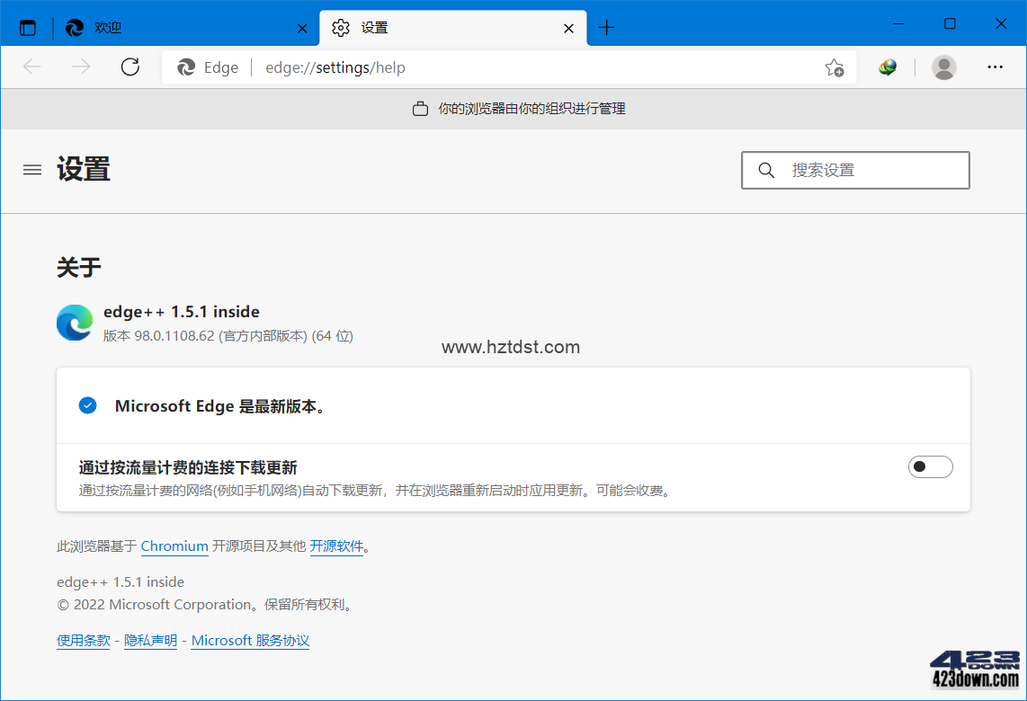 Microsoft Edge v103.0.1264.62 增强便携版