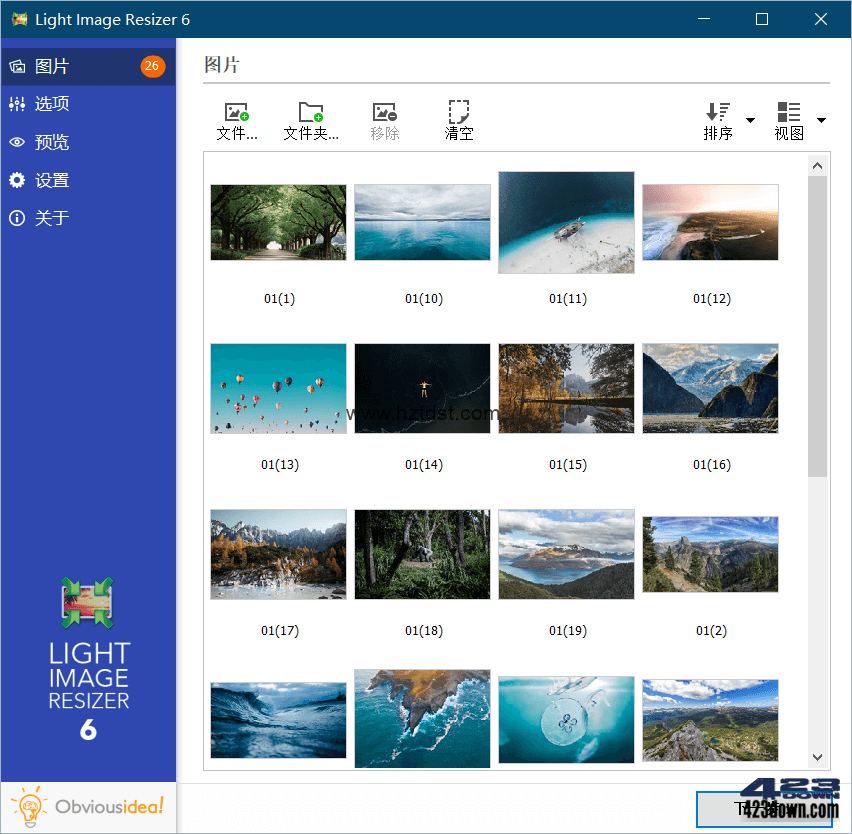 ObviousIdea Light Image Resizer_v6.1.3.0 一款图像批量调整工具的图片压缩工具.